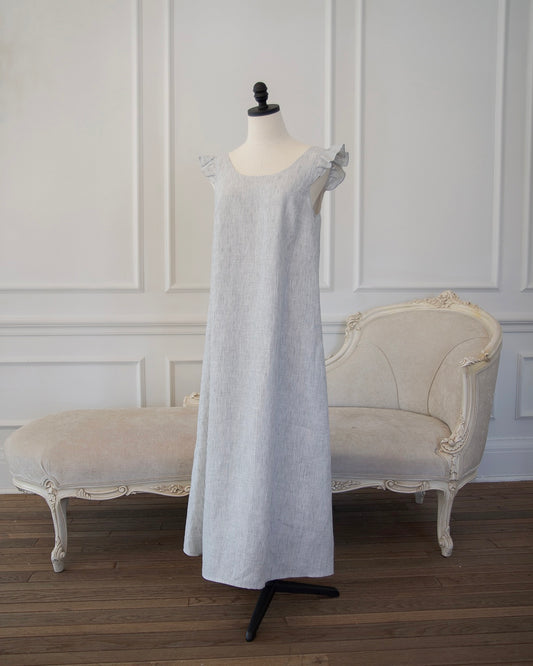 Aveline Linen Dress