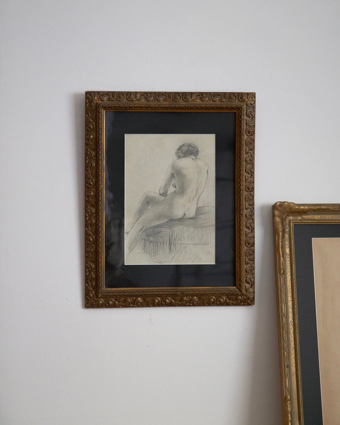 Original Vintage French Nude Study