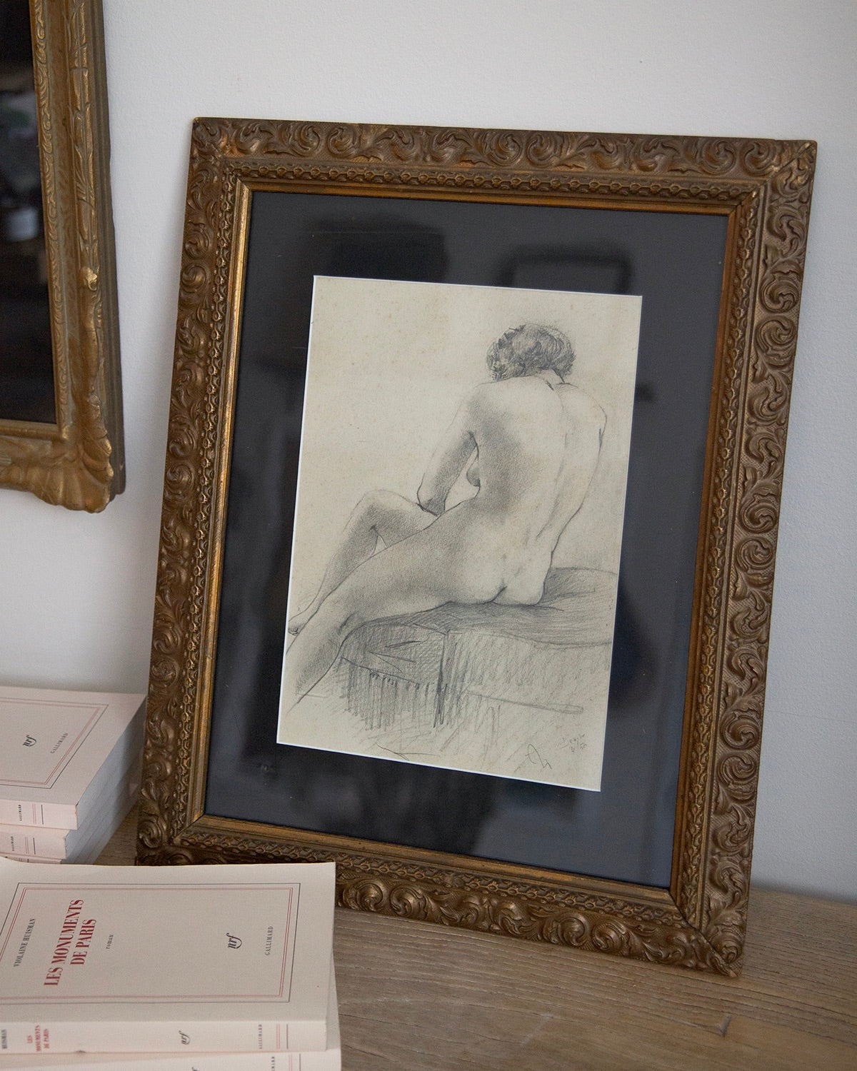 Original Vintage French Nude Study