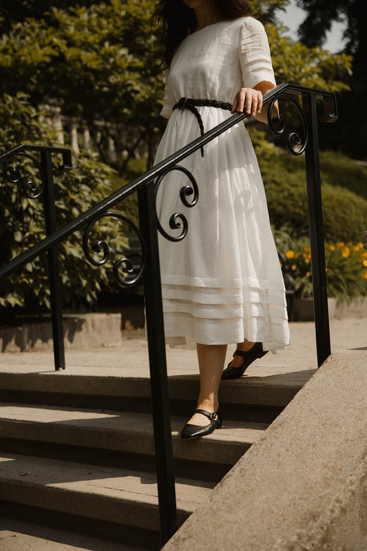 Seaside Linen Dress