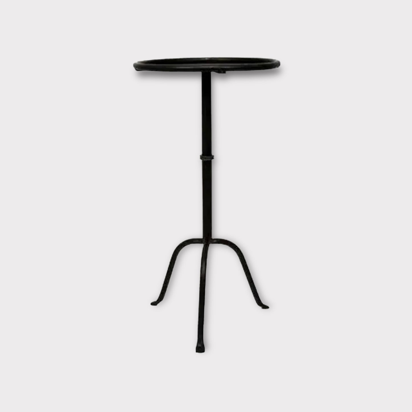 Black Metal Side Table